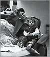 Jenison Thomkins with her son Julian, (1990)