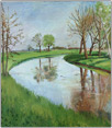 Heliotrop, 2001, l auf Leinwand, 112 x 97 cm